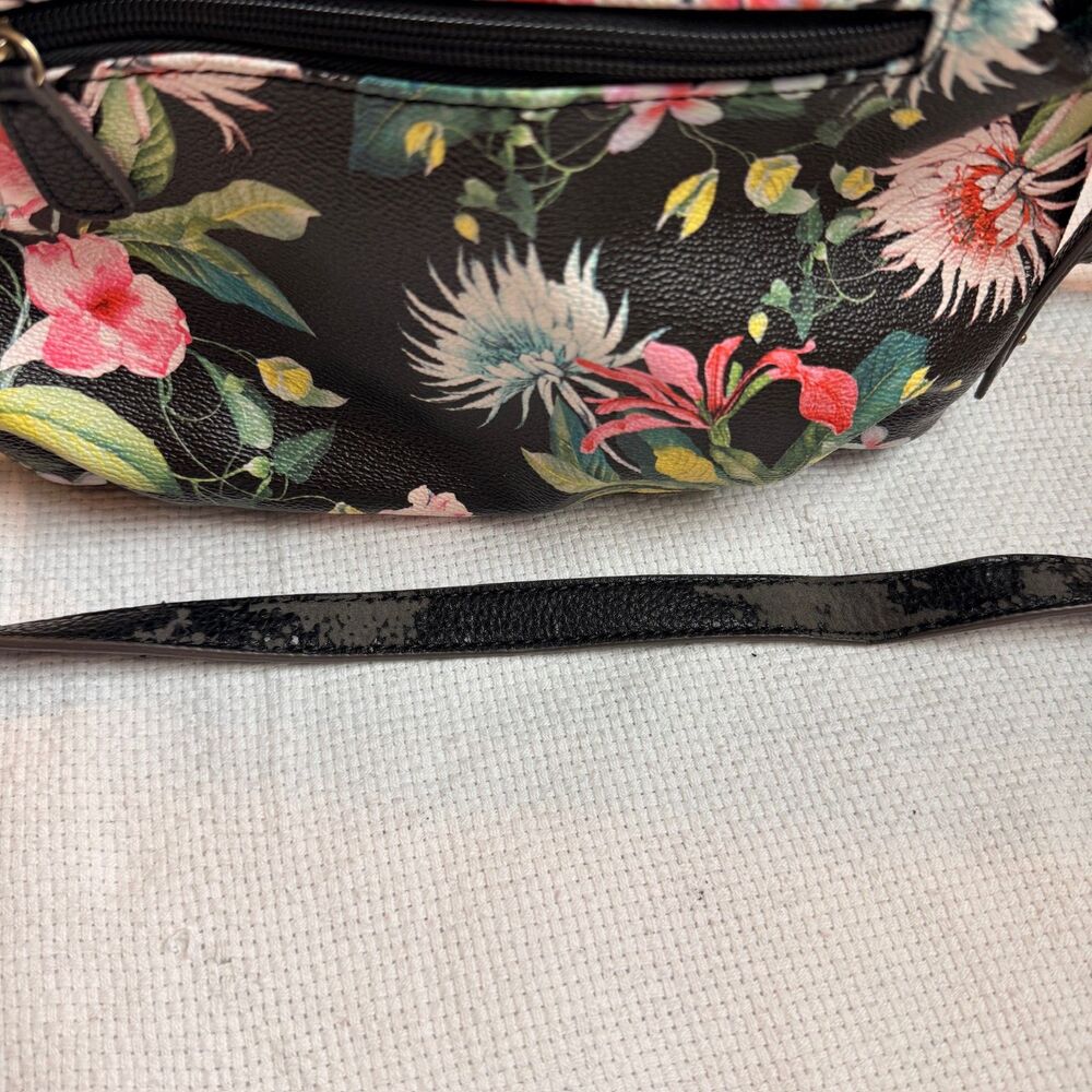 Floral Print Crossbody Bag Purse Vacation Cruise Resort Tropical Accessory - Picture 4 of 11